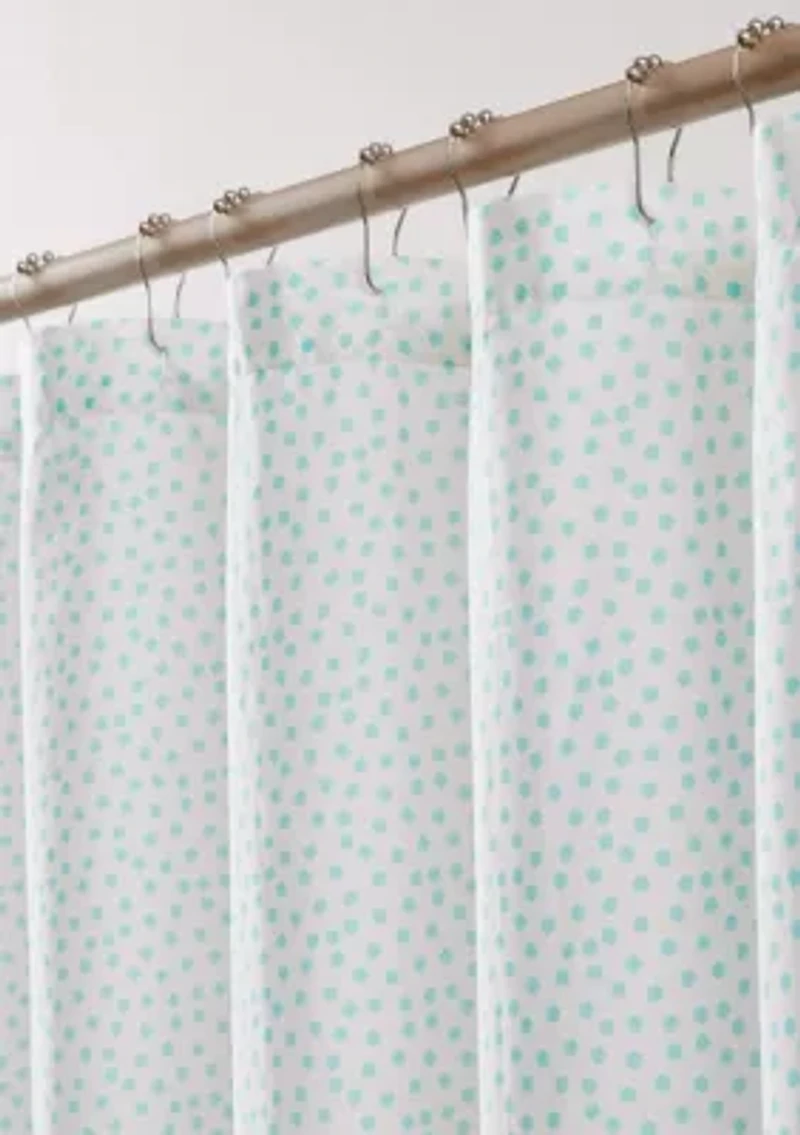 Scout Guys and Dots 72x72 Shower Curtain