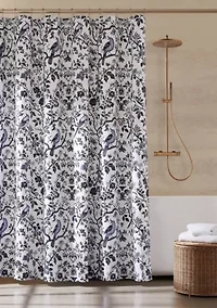 Brooklyn Loom Ava Floral Shower Curtain
