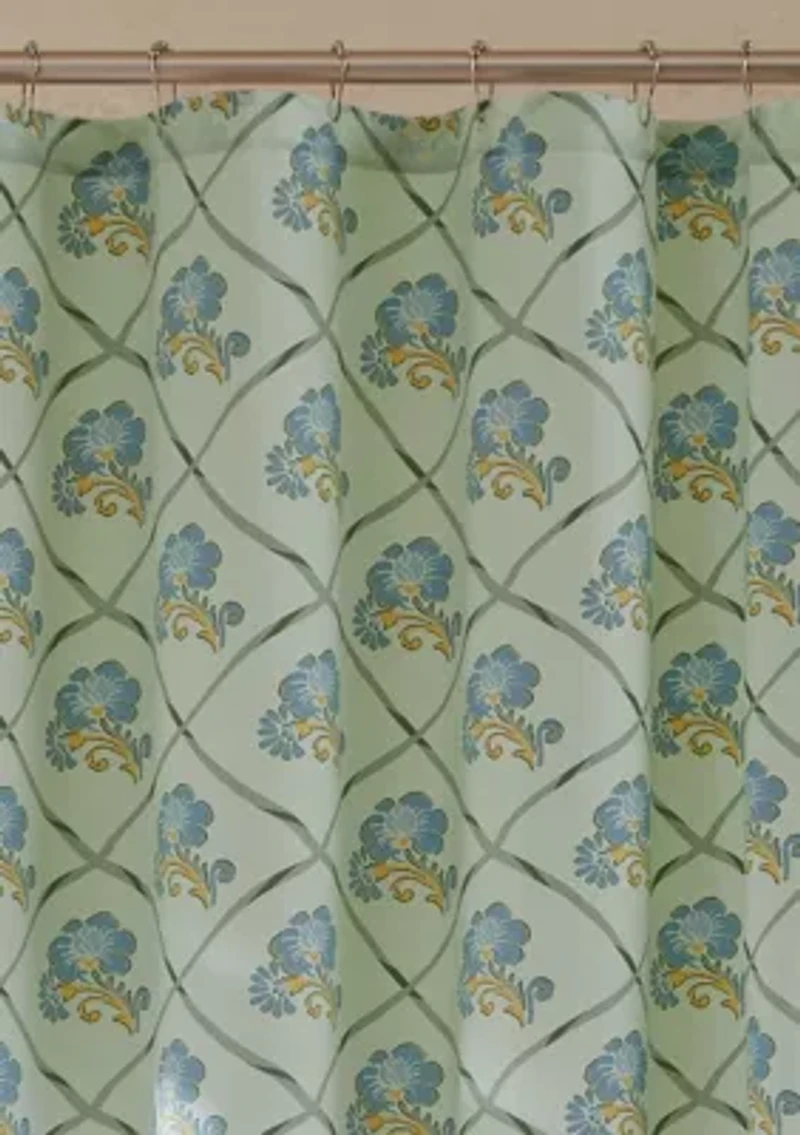 Brooklyn Loom Olivia Floral Shower Curtain