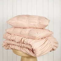 Emily Solid Textured Comforter Set