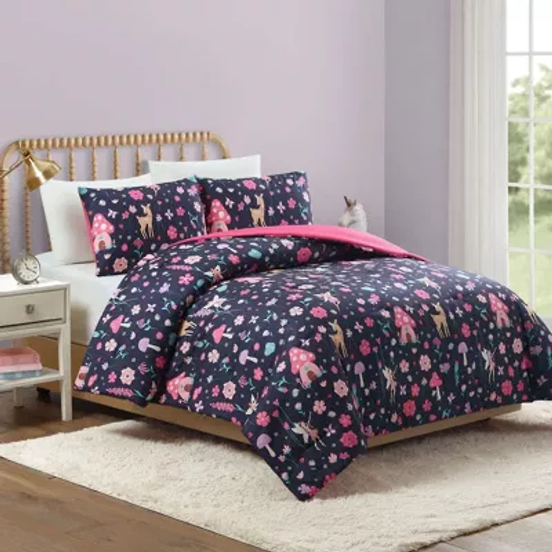 Fairy Garden Reversible Comforter Set