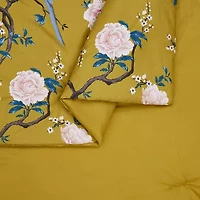 Bird Chinoiserie 3-Piece Reversible Comforter Set