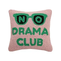 No Drama Wool Hook Pillow