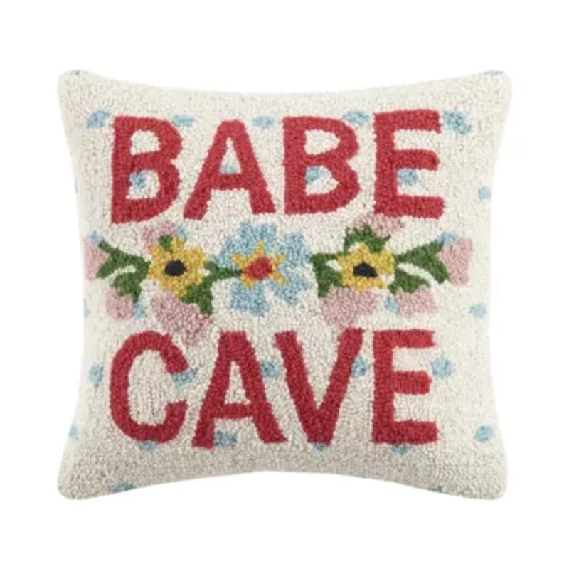 Babe Cave Wool Hook Pillow