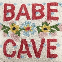 Babe Cave Wool Hook Pillow