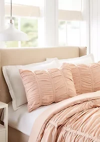 Emily Solid Textured Comforter Set