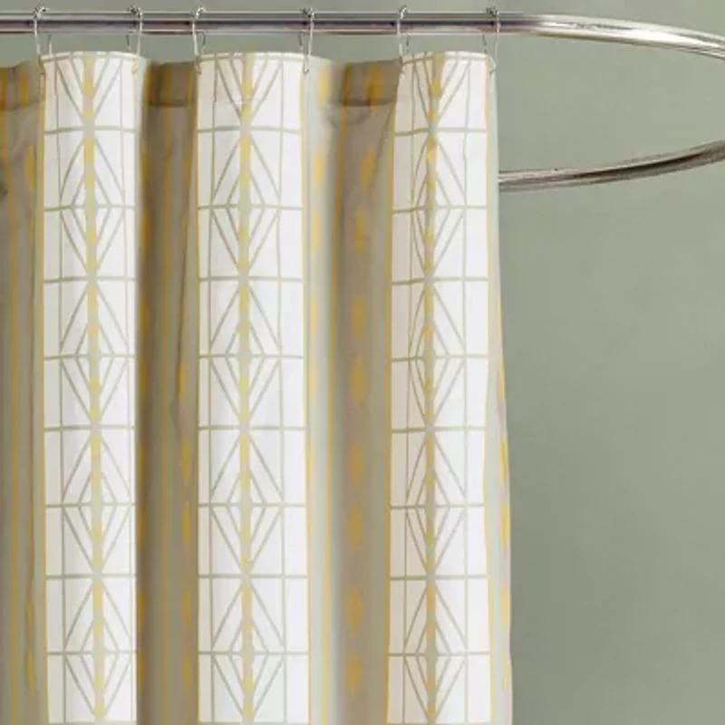 Savona Cotton Shower Curtain by Jungalow