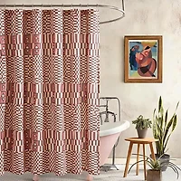 Verona Cotton Shower Curtain by Jungalow