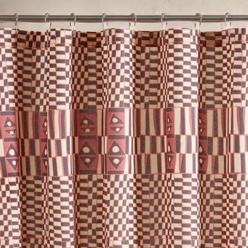 Verona Cotton Shower Curtain by Jungalow