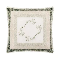 Harper Embroidered Square Pillow