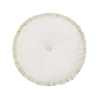 Harper Embroidered Round Pillow