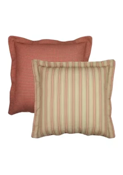 Vienne Red Houndstooth European Sham 26-in. x 26-in.
