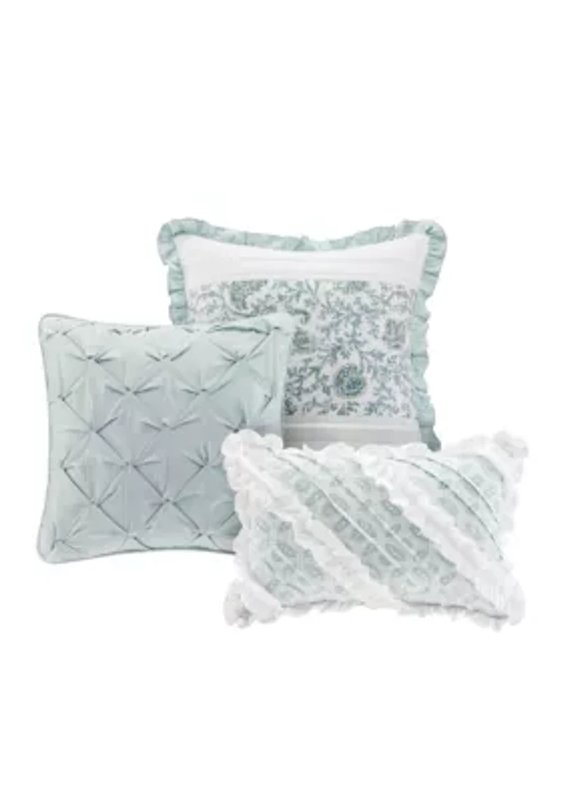 Dawn 9 Piece Cotton Percale Comforter Set