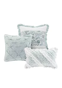 Dawn 9 Piece Cotton Percale Comforter Set