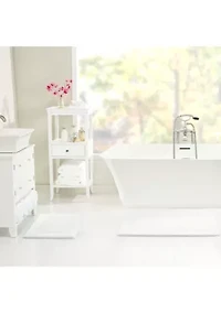 Peniston Solid 100% Cotton Tufted Bath Rug - Set of 2