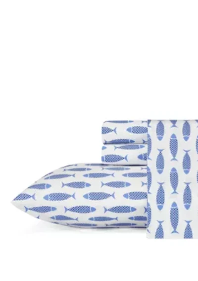 Woodblock Fish Sheet Set