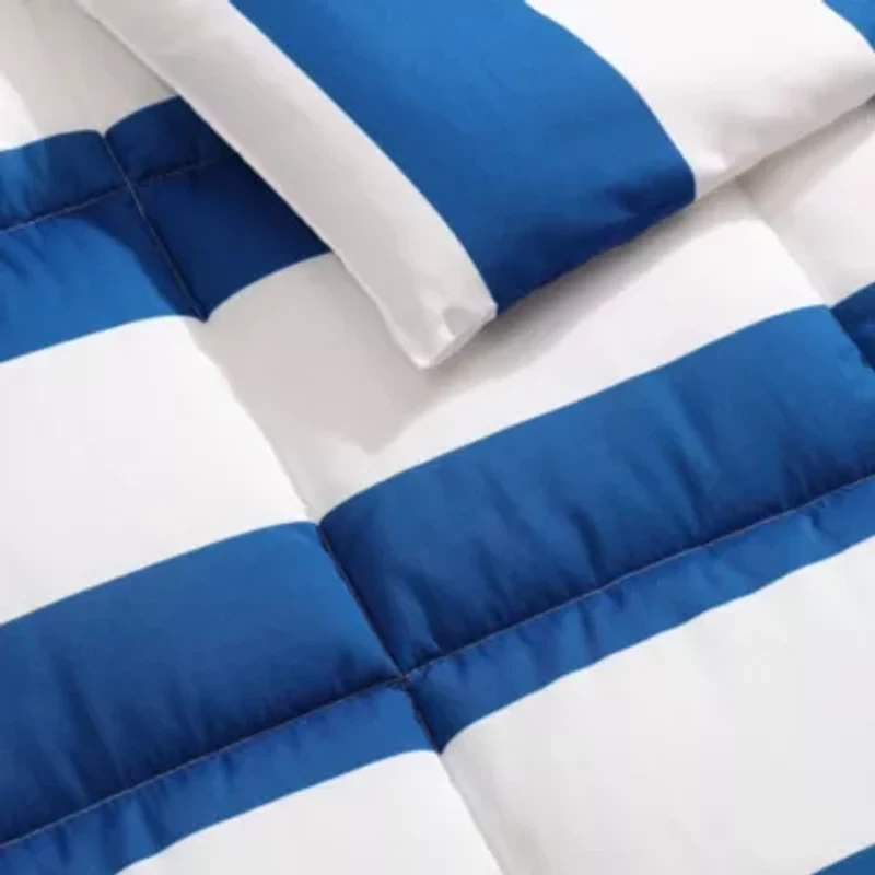 Huck Stripe Microfiber Comforter Bonus Set