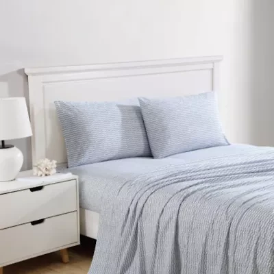Ikat Wave Cotton Sheet Set