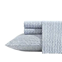 Ikat Wave Cotton Sheet Set