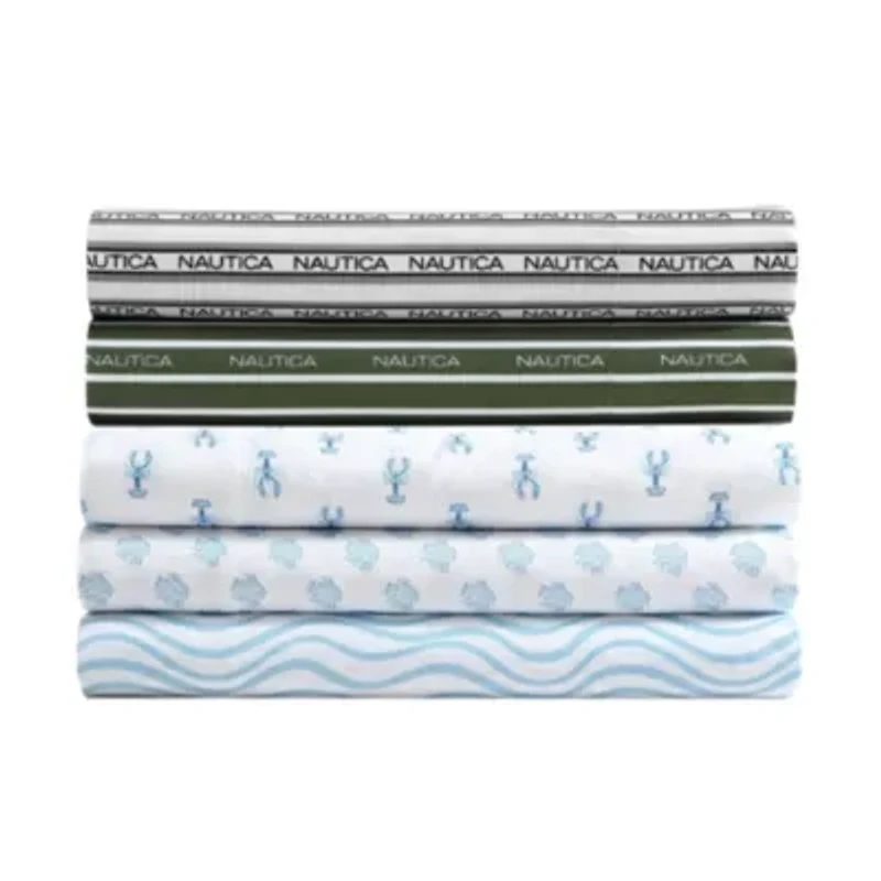 Nantucket Lobster Microfiber Sheet Set