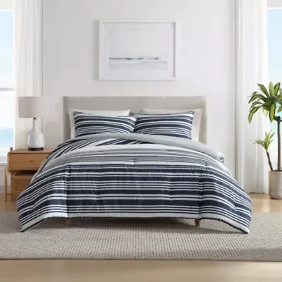 Coastline Stripe Cotton Comforter Set