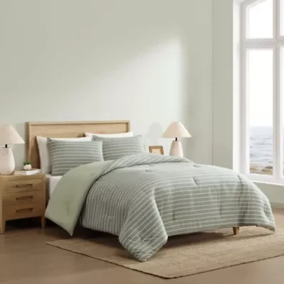 Park Stripe Microfiber Comforter Set