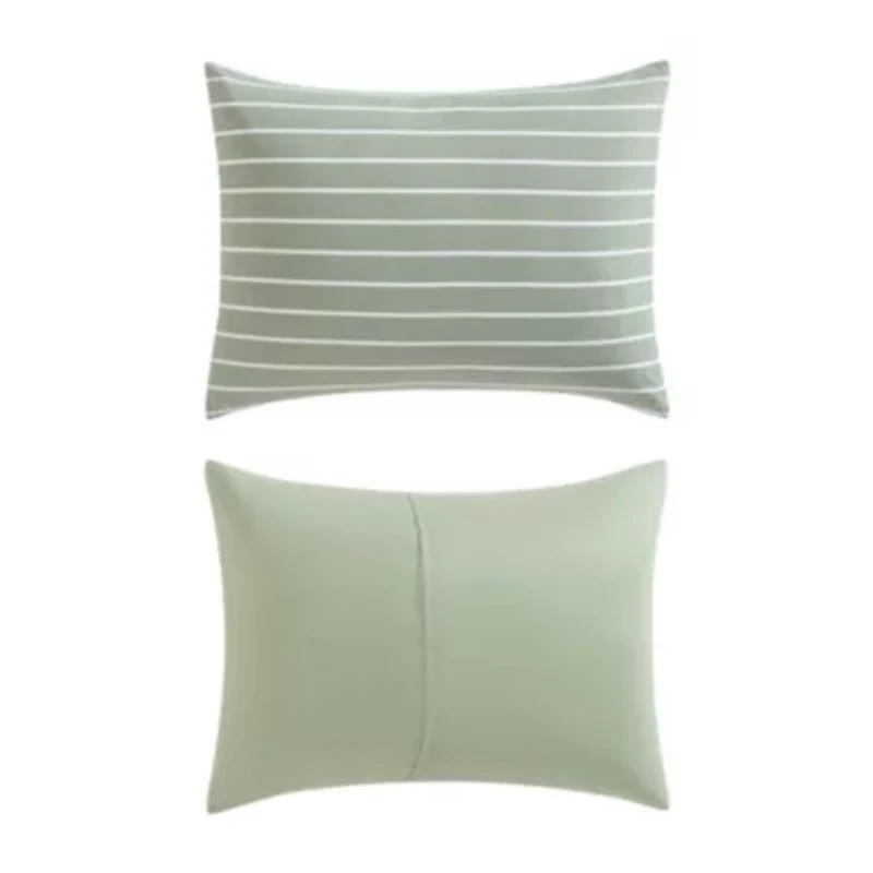 Park Stripe Microfiber Comforter Set