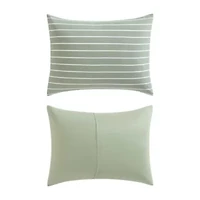 Park Stripe Microfiber Comforter Set