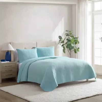 Seashore Stitch Cotton Quilt Set