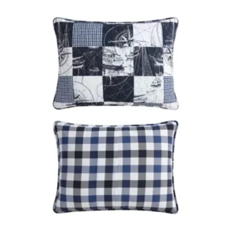 Sailors Patchwork Cotton Quilt Set