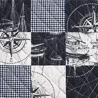 Sailors Patchwork Cotton Quilt Set