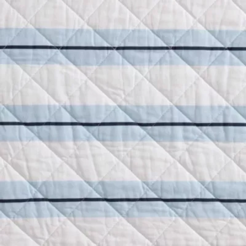 Tim Stripe Cotton Quilt Set