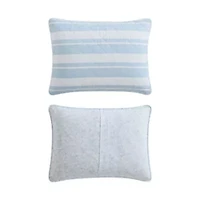 Seafront Stripe Cotton Quilt Set