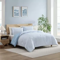 Chambray Waves Microfiber Comforter Set