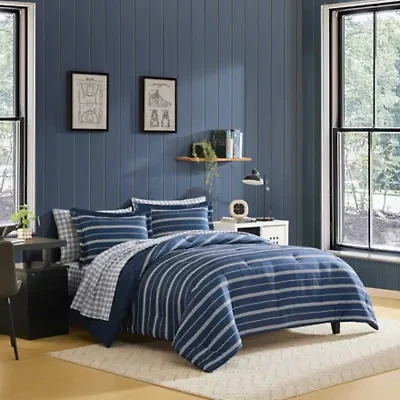 Mariners Line Microfiber Comforter Set