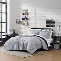 Hayes Solid Microfiber Comforter Set