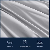 Hayes Solid Microfiber Comforter Set