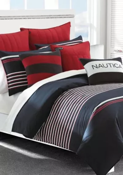 Mineola Navy Full/Queen Duvet Set 92-in. x 88-in.