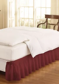 Wrap Around Solid Ruffled Bed Skirt