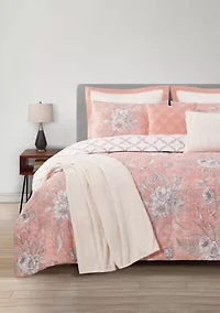 Florelle Blush 8 Piece Comforter Set