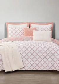 Florelle Blush 8 Piece Comforter Set