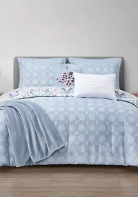 Blue Nadia Comforter Set