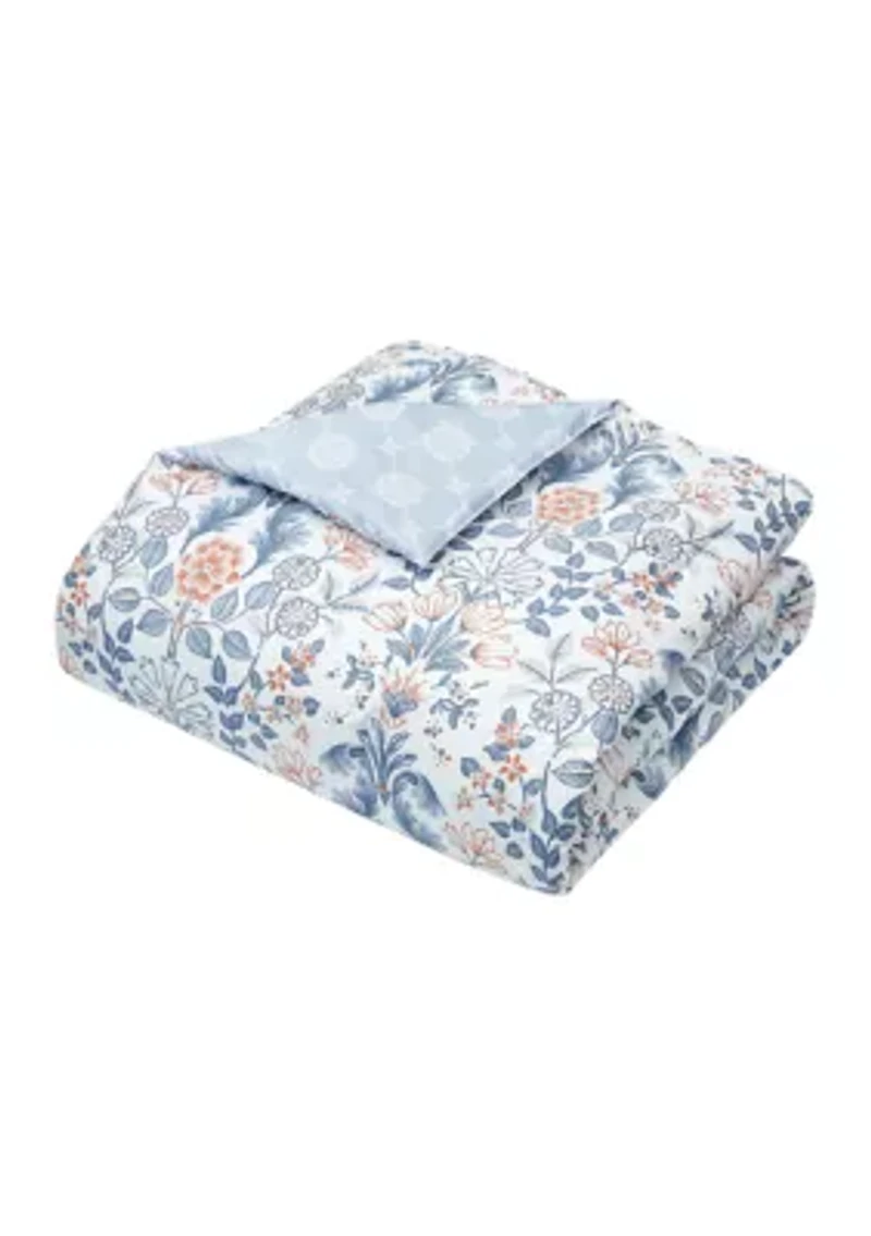 Blue Nadia Comforter Set