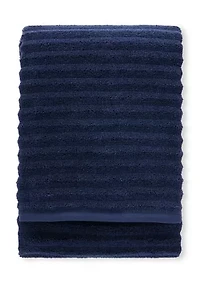Egyptian Collection Fashion Ribbed Bath Towel