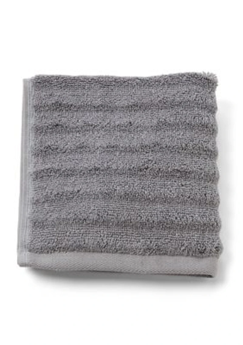 Egyptian Collection Fashion Ribbed Bath Towel