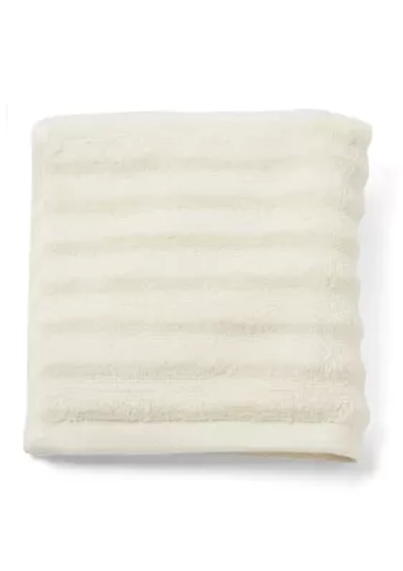 Egyptian Collection Fashion Ribbed Bath Towel