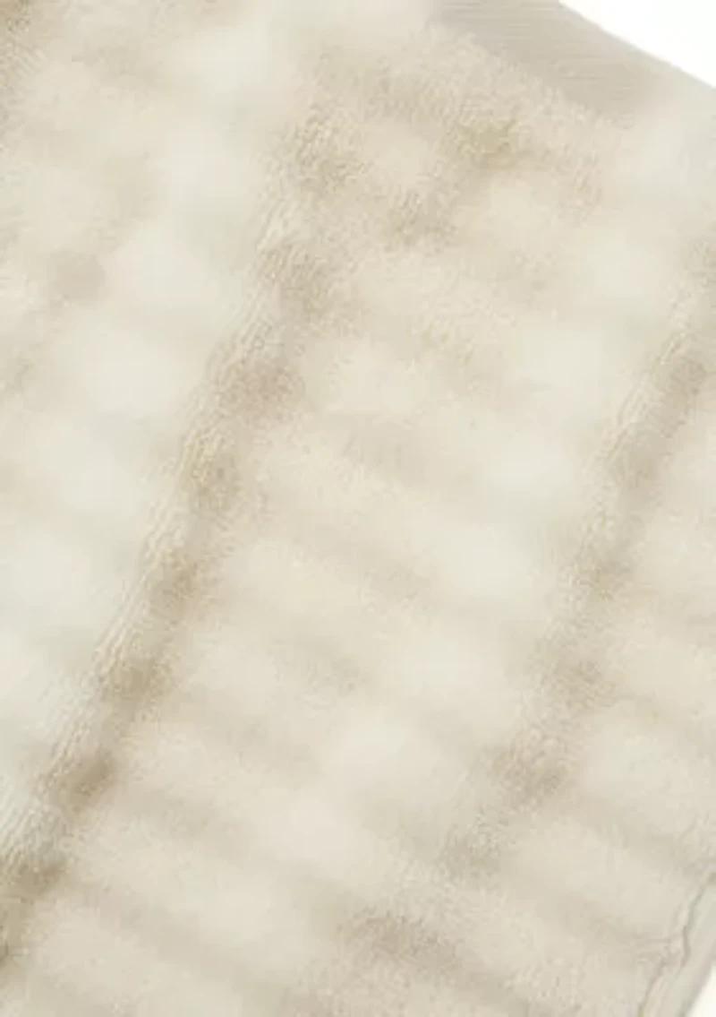 Egyptian Collection Fashion Ribbed Bath Towel
