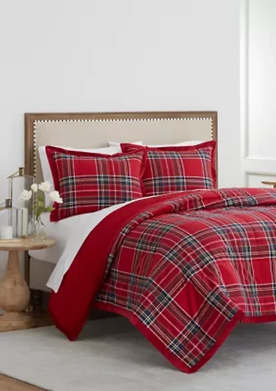 Holiday Plaid Quilt Set