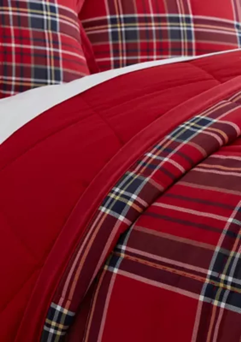 Holiday Plaid Quilt Set