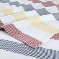 Pointehaven 180 GSM Brushed Cotton Printed Soft Flannel Deep Pocket Oversized Sheet Set